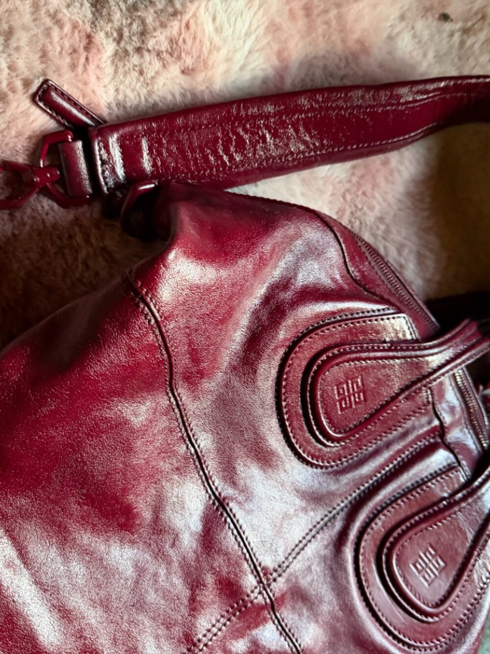 GIVENCHY VINTAGE NIGHTINGALE BAG **** REPAINTED - Picture 4 of 16